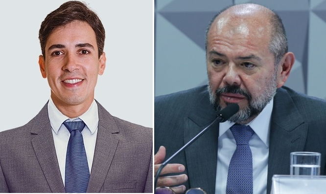O deputado federa por Minas Gerais, Euclydes Petterson, e o ex-ministro da Previdência no governo Bolsonaro, José Carlos Oliveira, também são alvos na operação que investiga os crimes contra aposentados (Foto: Montagem)