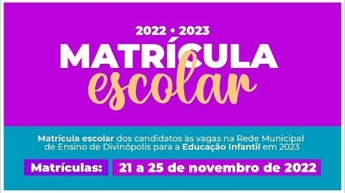 Secretaria Municipal De Educação Abre O Cadastramento Escolar Para 2023 Em Divinópolis Sintram 6222