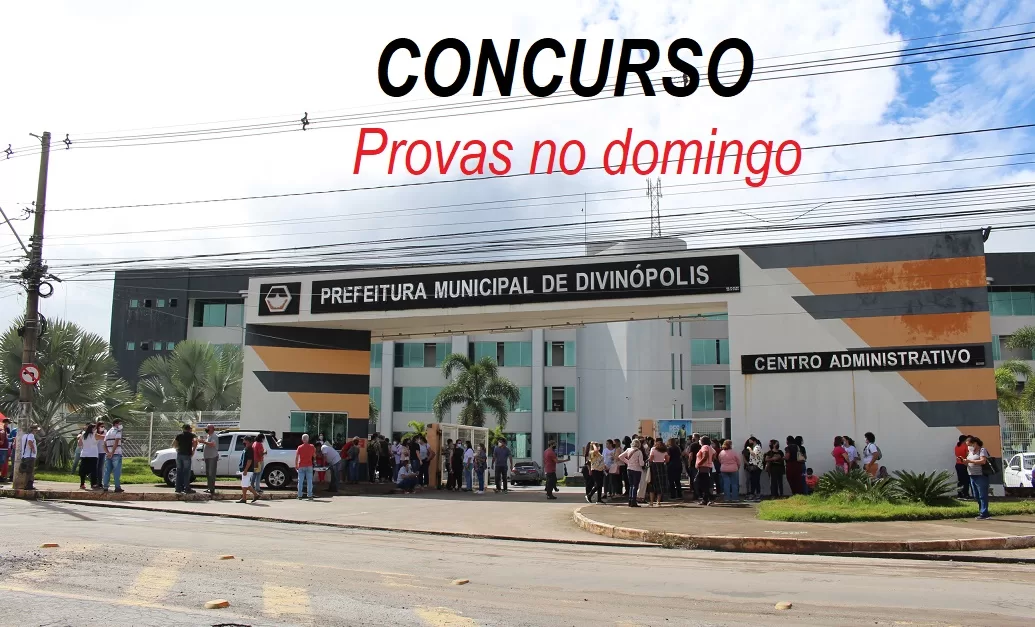 Concurso público da Prefeitura de Divinópolis começa no próximo domingo sem previsão de data para divulgação do resultado