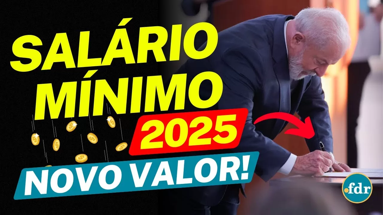 Valor previsto para o salário mínimo em 2025 é de pouco mais de R$ 1,5 mil